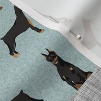 doberman pinscher pet quilt  b cheater quilt dog breed nursery collection 