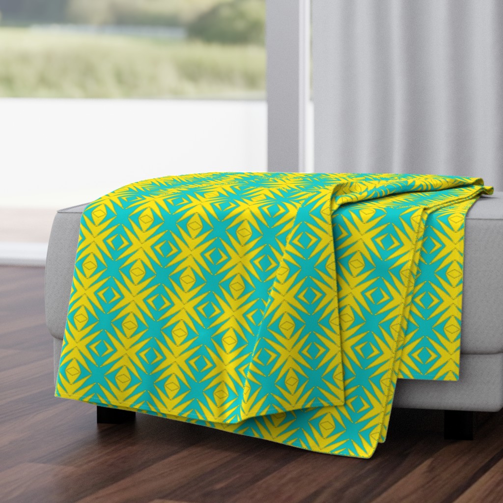 Ziwa Ziwa 12f in Turquoise & Yellow 