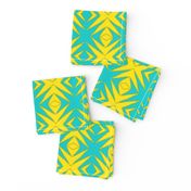 Ziwa Ziwa 12f in Turquoise & Yellow 