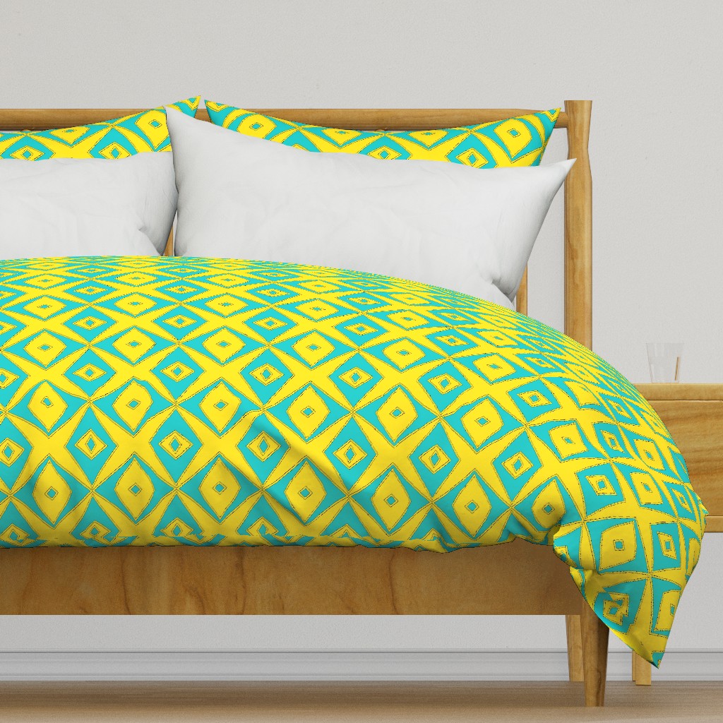 Ziwa Ziwa 2 in Turquoise & Yellow 