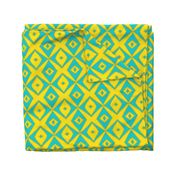 Ziwa Ziwa 2 in Turquoise & Yellow 