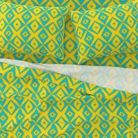 Ziwa Ziwa 2 in Turquoise & Yellow 