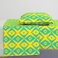 Ziwa Ziwa 2 in Turquoise & Yellow 