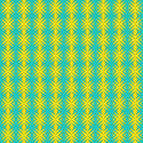 Ziwa Ziwa 4 in Turquoise & Yellow 
