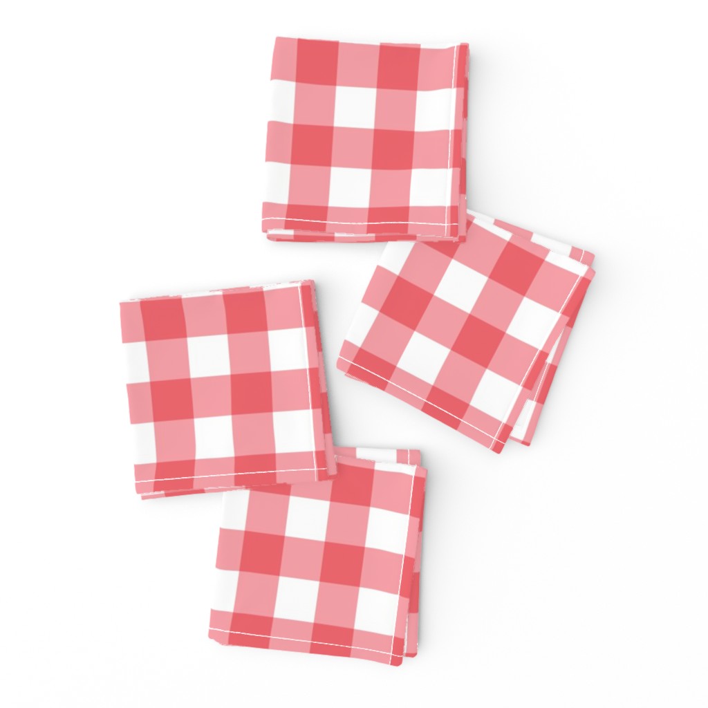 Gingham Picnic Check {Red and White}