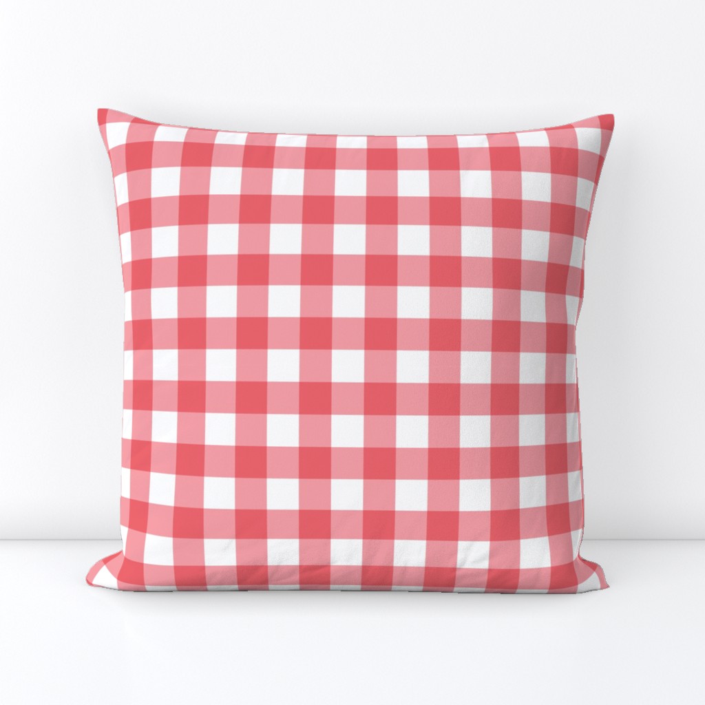 Gingham Picnic Check {Red and White}