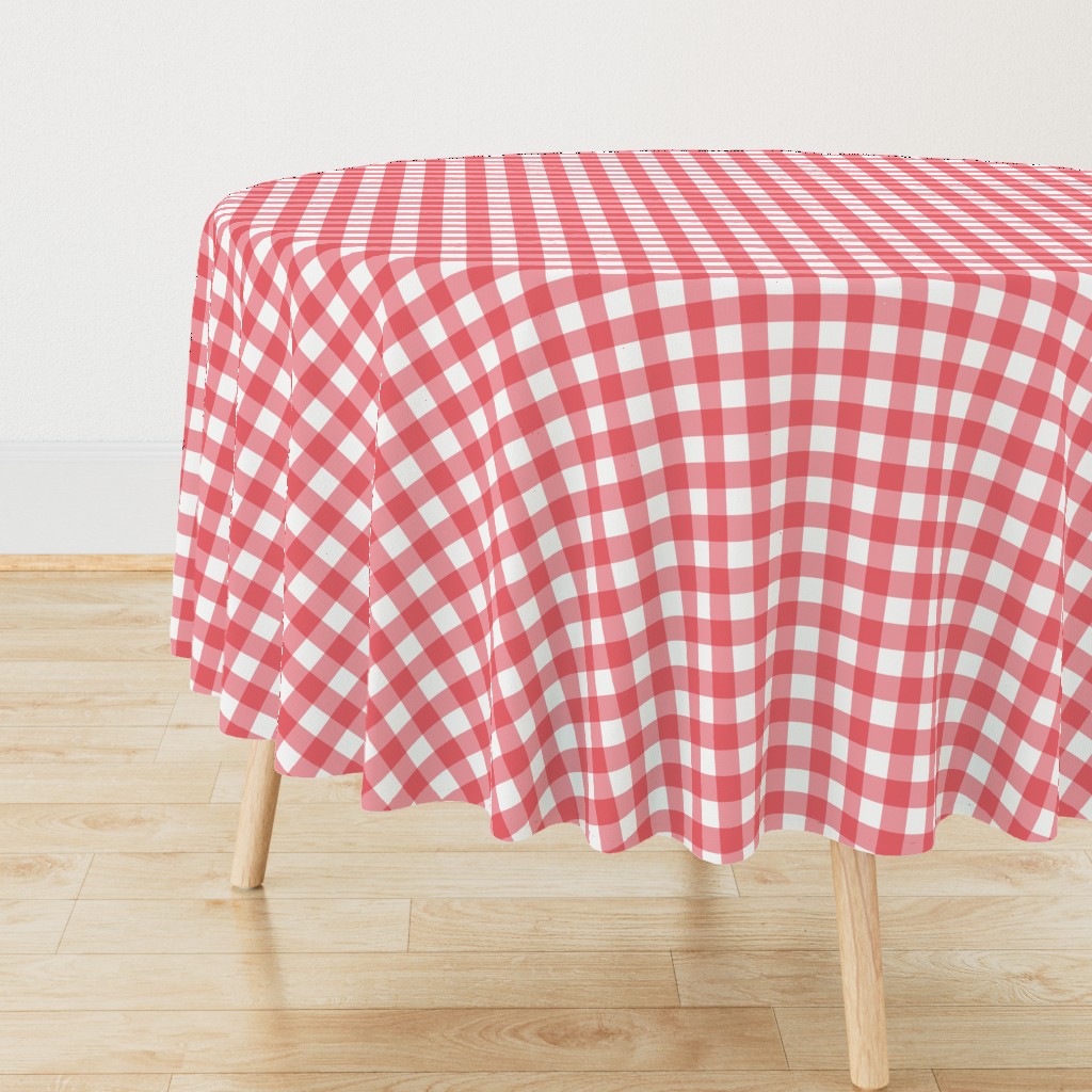 Gingham Picnic Check {Red and White}