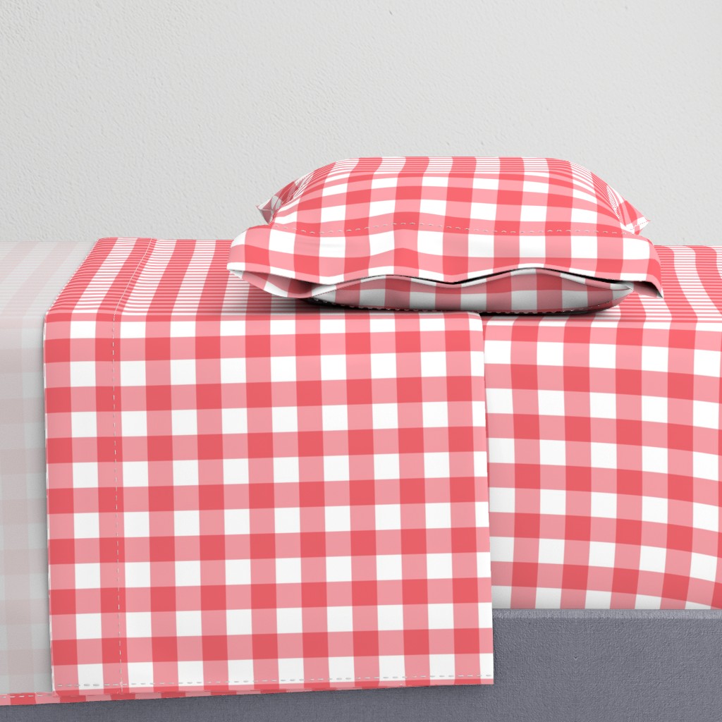 Gingham Picnic Check {Red and White}