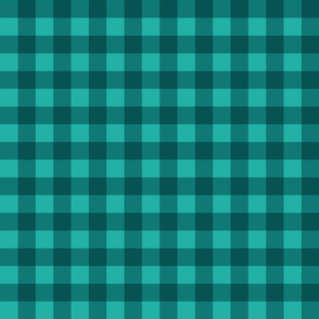 Gingham Picnic Check {Teal}