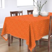 Twinkling Creamy Dots on Tangerine - Large Scale