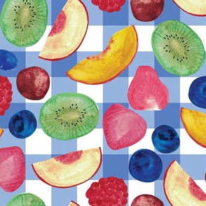 Summer Fruit Salad {Blue Picnic}