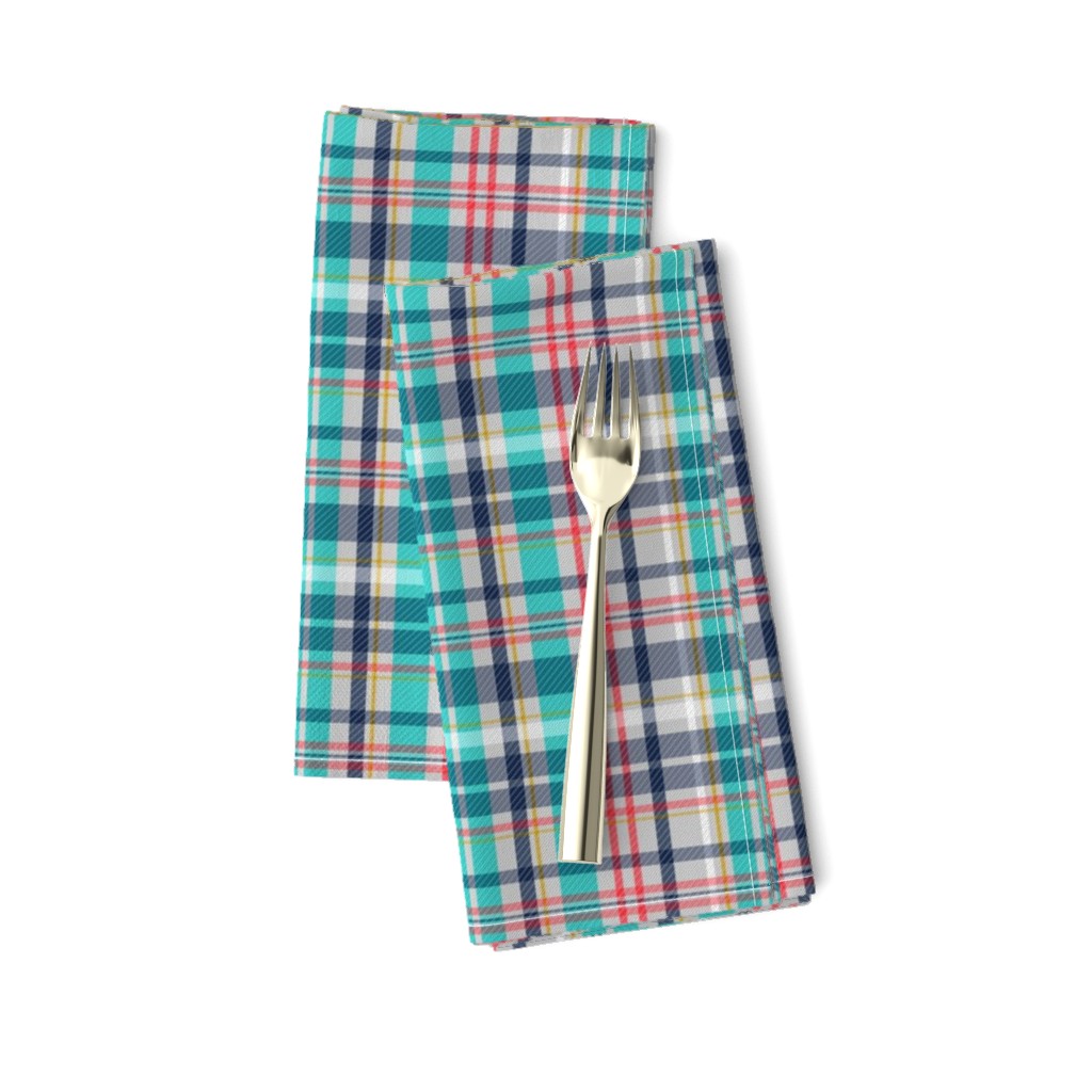 Deck Chair Plaid - Grey Multi