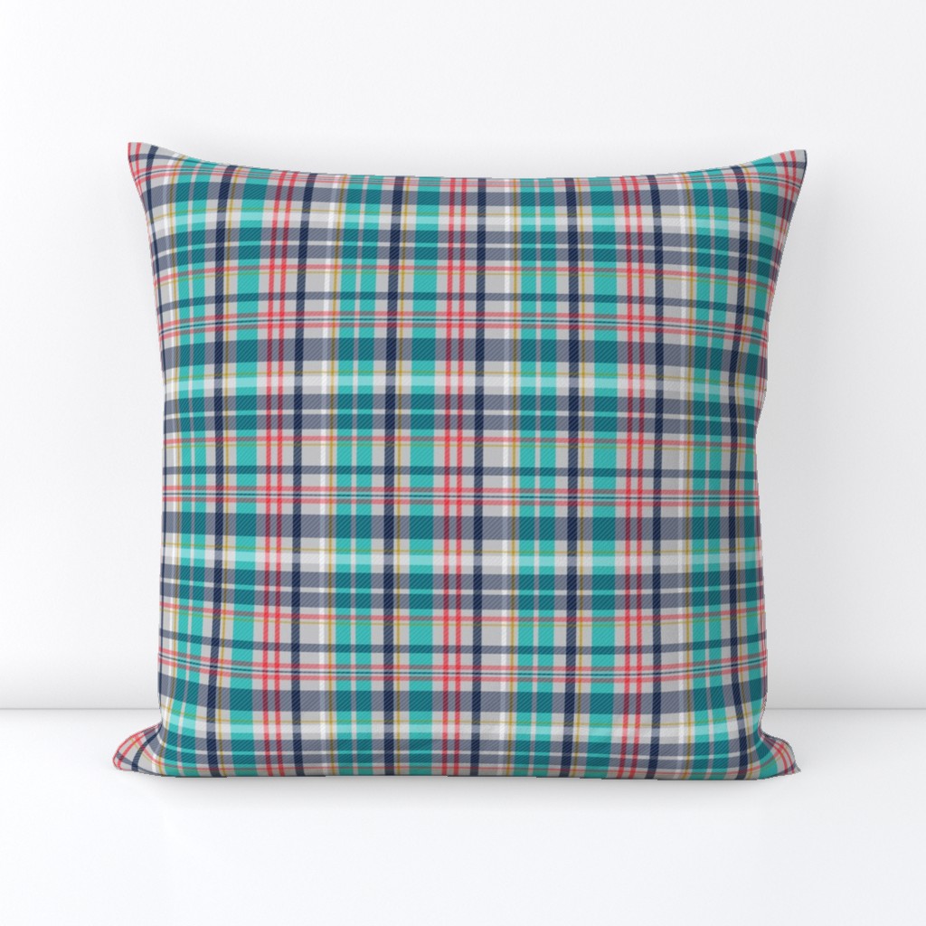 Deck Chair Plaid - Grey Multi