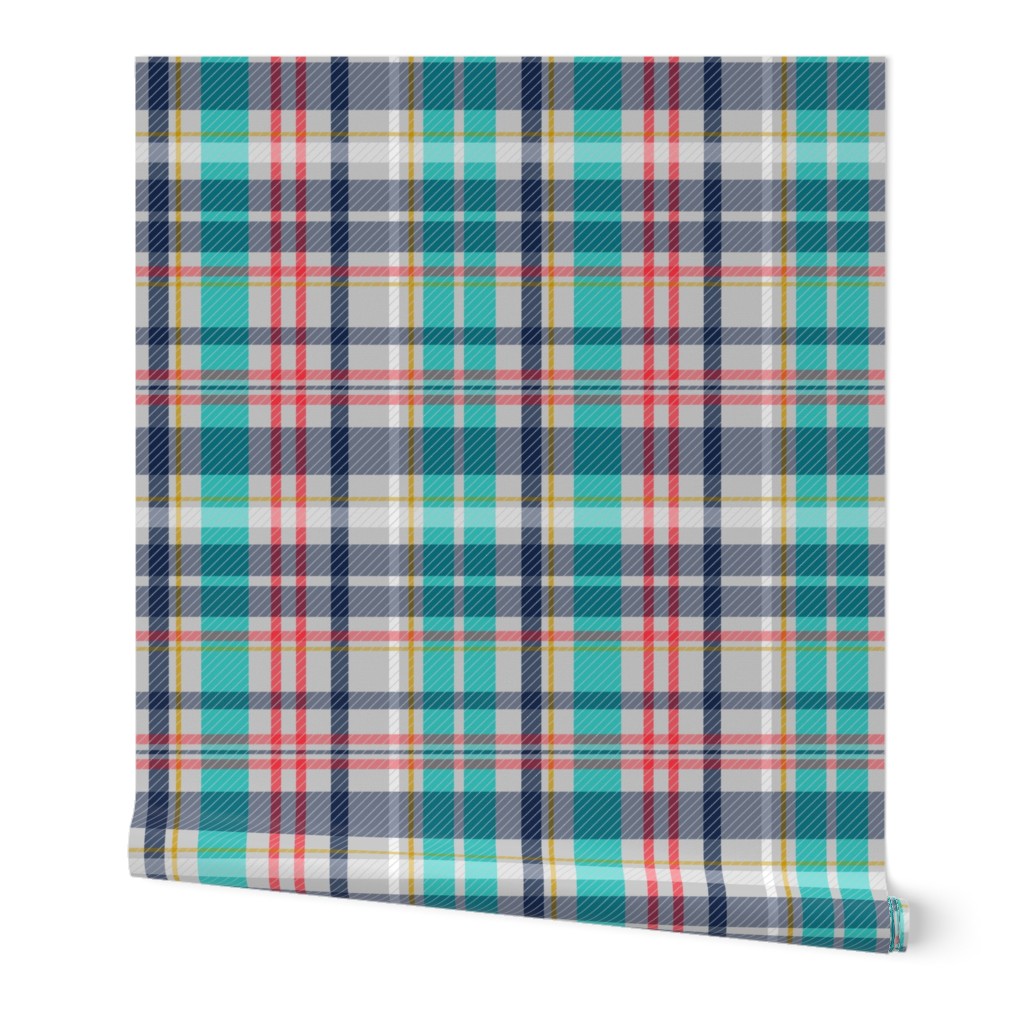 Deck Chair Plaid - Grey Multi