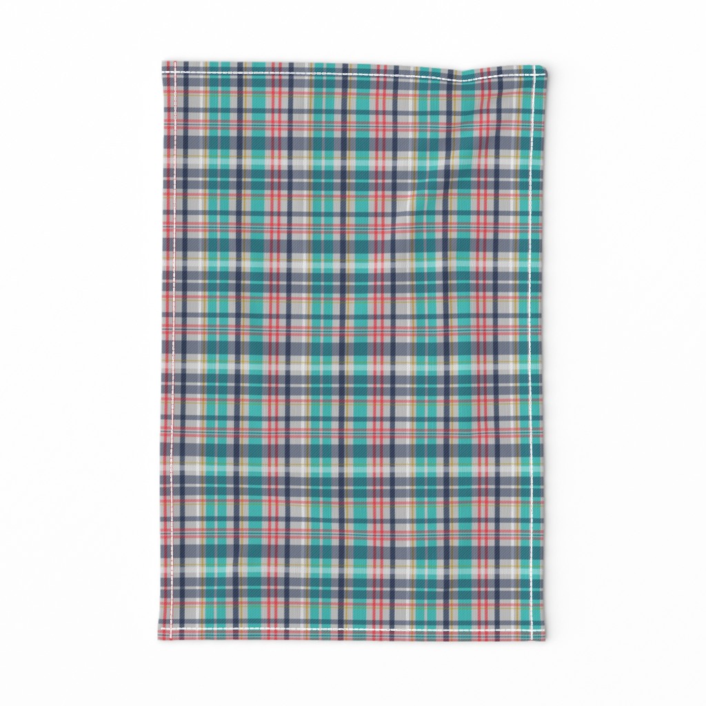 Deck Chair Plaid - Grey Multi