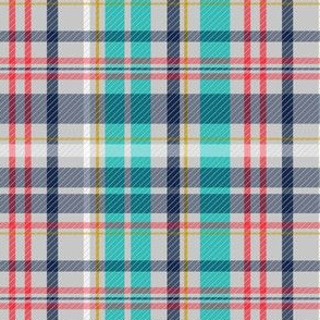 Deck Chair Plaid - Grey Multi