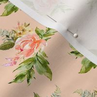 4" Ellie Florals - Peach