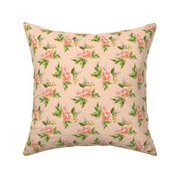 4" Ellie Florals - Peach