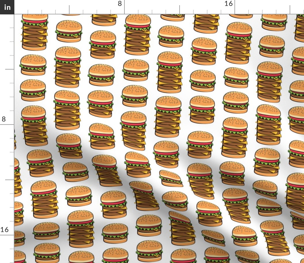 I love hamburgers - cookout fabric