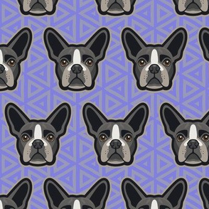 Boston Terrier Lavender Medium