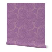 Vintage Matchbox Circles - Violet