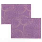 Vintage Matchbox Circles - Violet