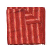 Vintage Matchbox Stripe - Red