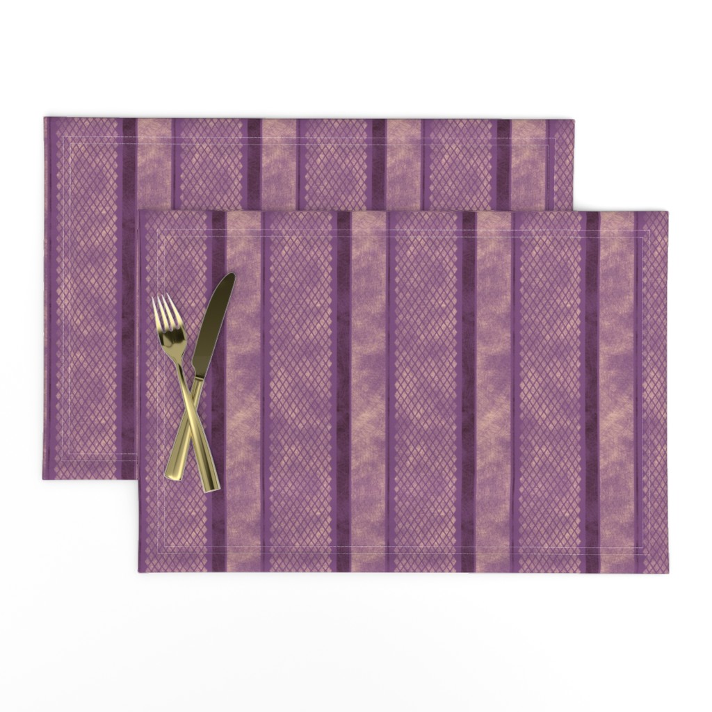 Vintage Matchbox Stripe - Violet
