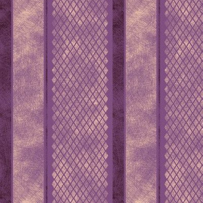 Vintage Matchbox Stripe - Violet