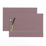 1/4" Pink + Charcoal Grey Buffalo Plaid - Woodland Critters Coordinate