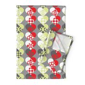 Christmas Danish Paper Hearts