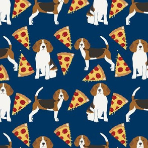 beagle pizza dog breed fabric food navy