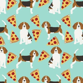 beagle pizza dog breed fabric food mint