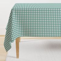 Gingham - Aqua Plain & Simple