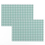 Gingham - Aqua Plain & Simple