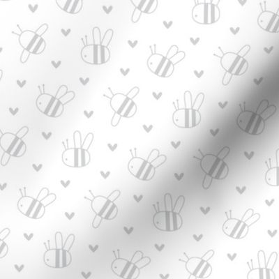 bumblebees light grey and white