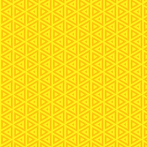 Yellow Triangle Geometric