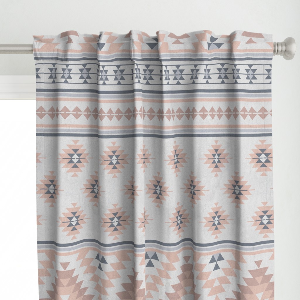 kilim blush grey