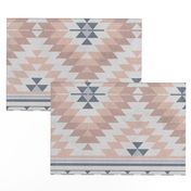 kilim blush grey