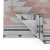 kilim blush grey