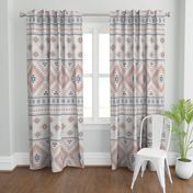 kilim blush grey