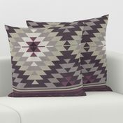 kilim plum beige