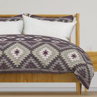 kilim plum beige