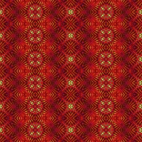 Warm African Batik Tie Dye
