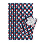 red white and blue popsicle - stars and stripes (navy) - July 4th