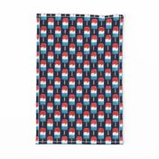 red white and blue popsicle - stars and stripes (navy) - July 4th