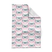 Hipster Kitten Pastel Baby Pink