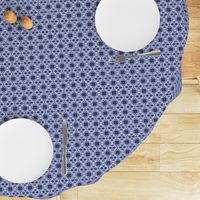 Raina, Quatrefoil, Navy and Blue, Small