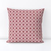 Raina, Quatrefoil, Red and Pink, Small