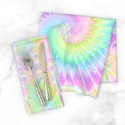 2 tie dye pastel rainbow colourful psychedelic rave music festivals neon pink blue green spirals watercolor pop art hippies